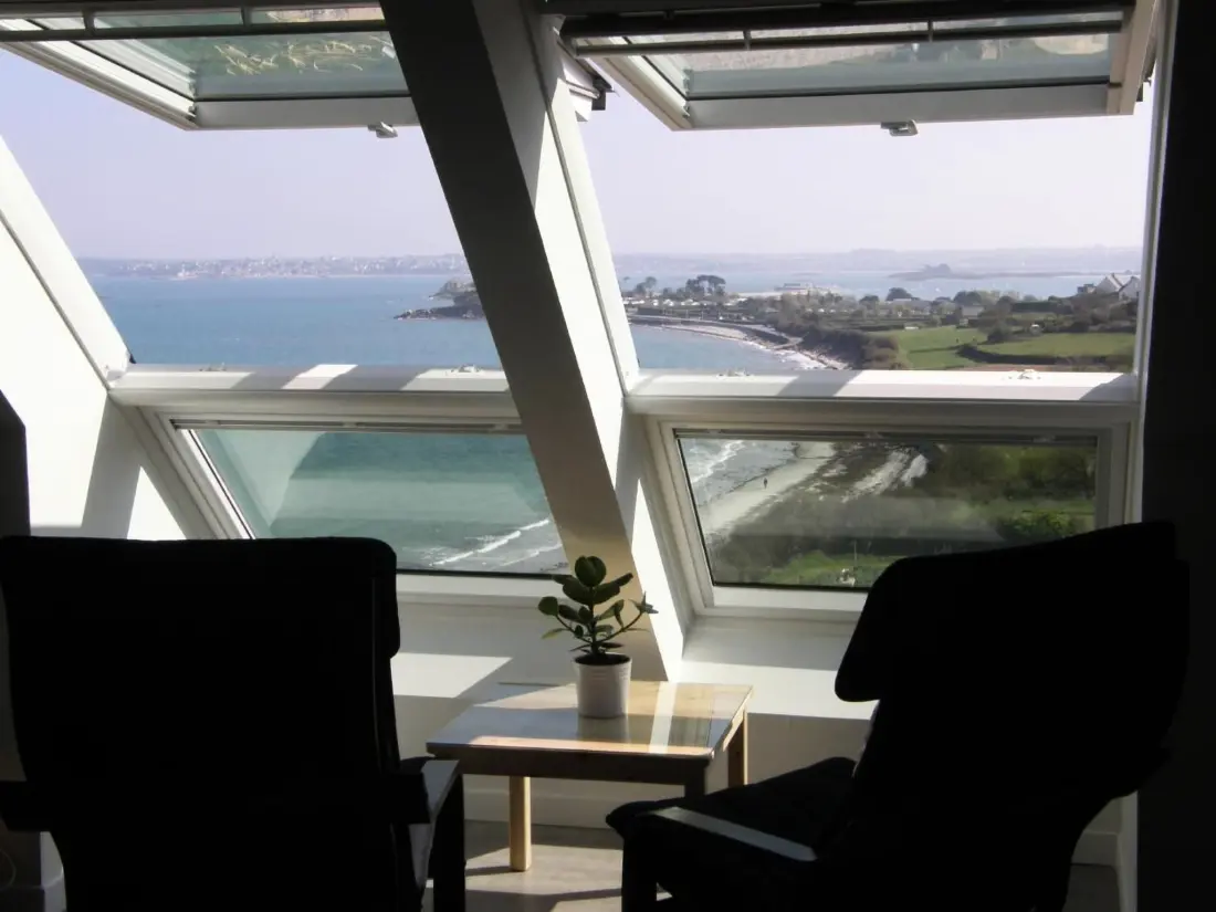 Résidence "Tromeal Lasalle" blick auf das Meer. Mit 4 Ster