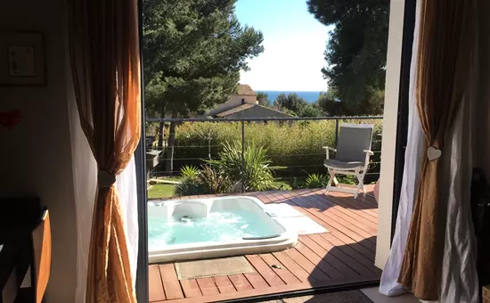 Villa 5 pièces 10 pers jacuzzi et vue mer