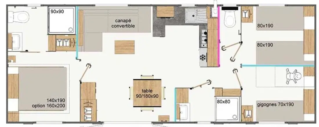 Camping Le Moulin des Effres4 étoiles★★★★