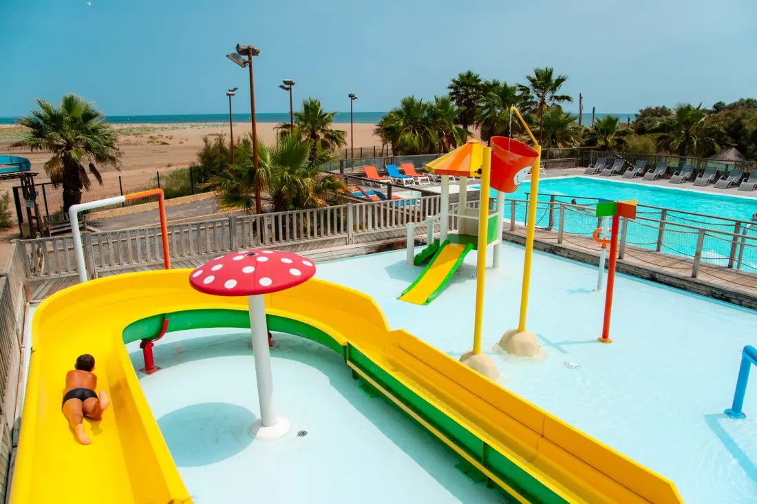 Camping Bleu Marine 41 étoiles★ - Plage