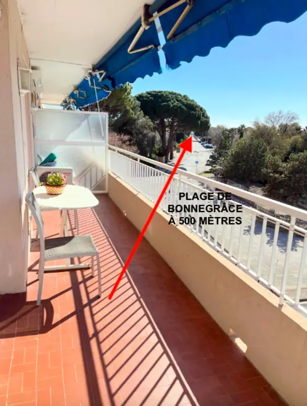 Appartement T3 Avec Balcon Proche De La Mer