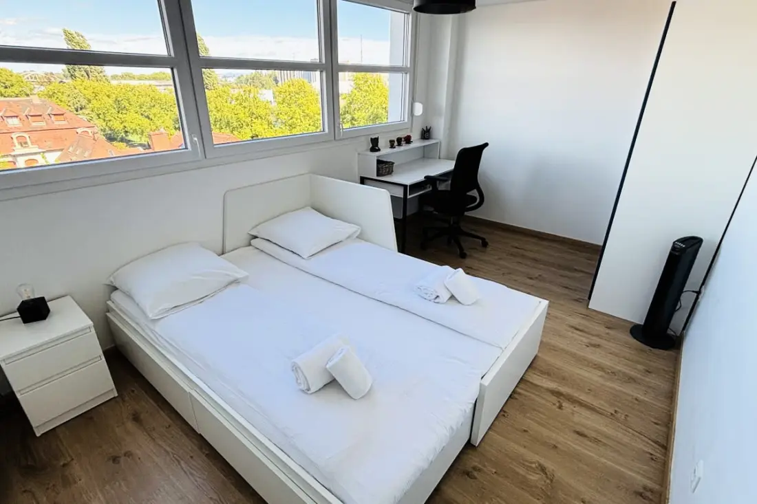 Apt Climatisé - 3 Chambres - Terrasse