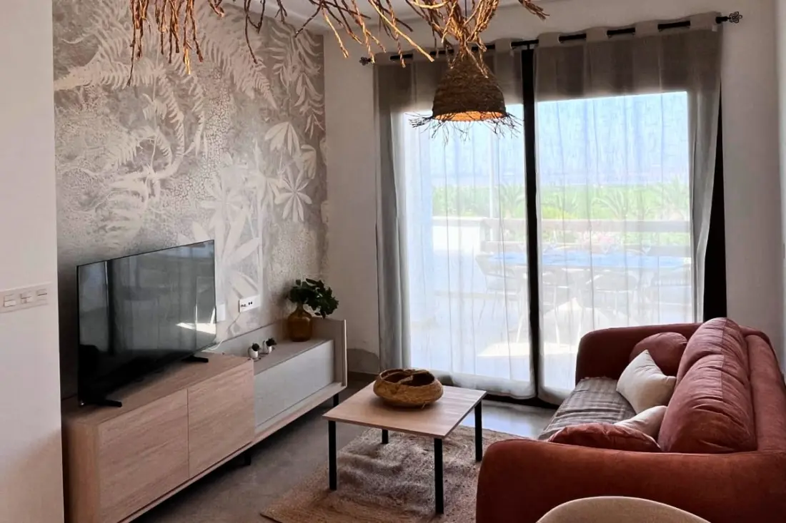 La Calienta  : Vue Lagune Rose Et Piscine