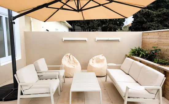 Penthouse Avec Grande Terrasse, à 2 Pas Des Plages