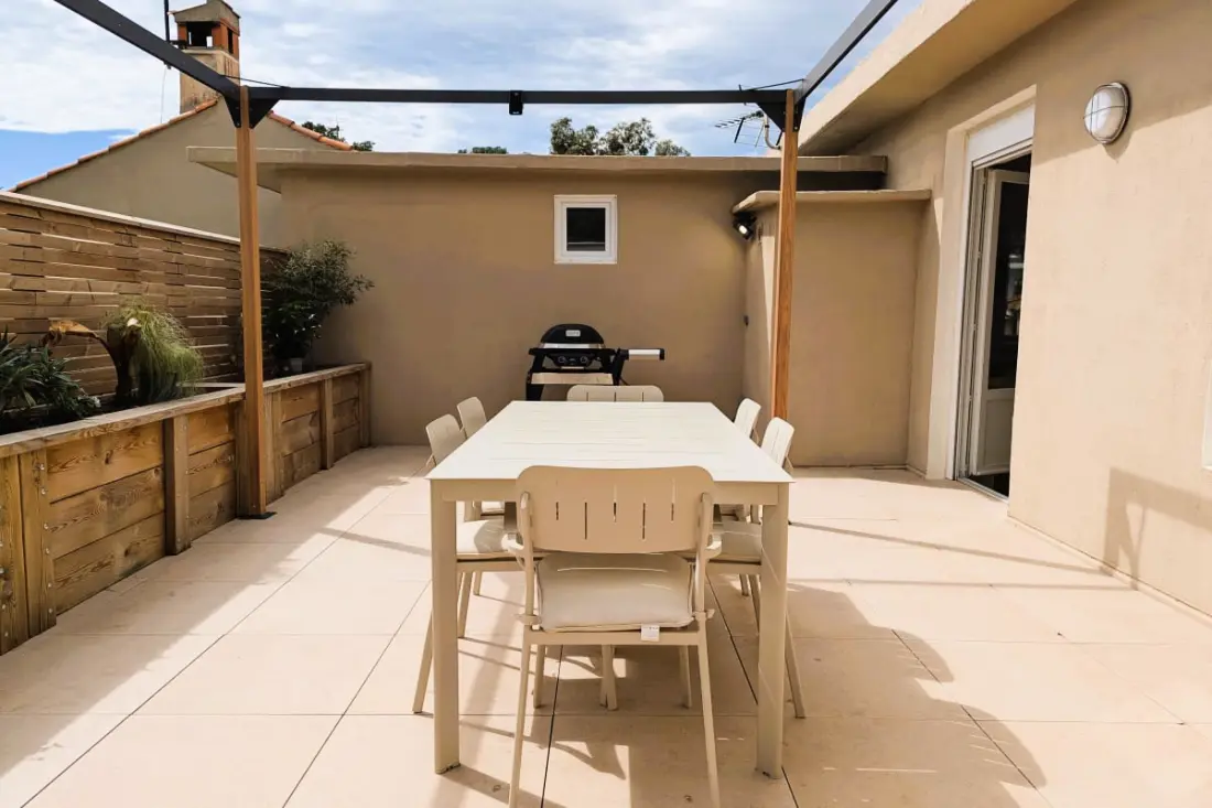 Penthouse Avec Grande Terrasse, à 2 Pas Des Plages