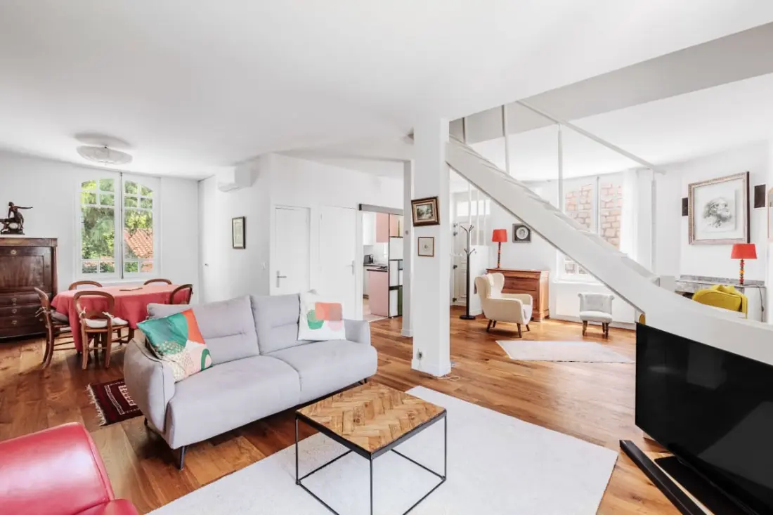 Maison Rénovée Avec 2 Chambres à Toulouse