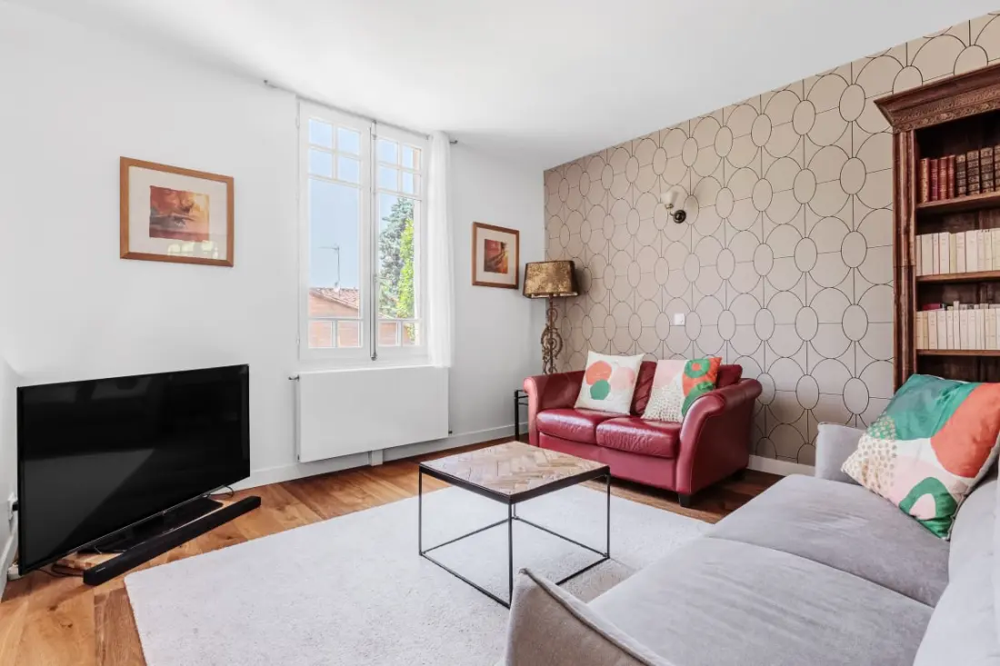 Maison Rénovée Avec 2 Chambres à Toulouse