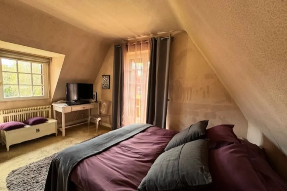 Grande Maison Avec Un Jardin Verdoyant