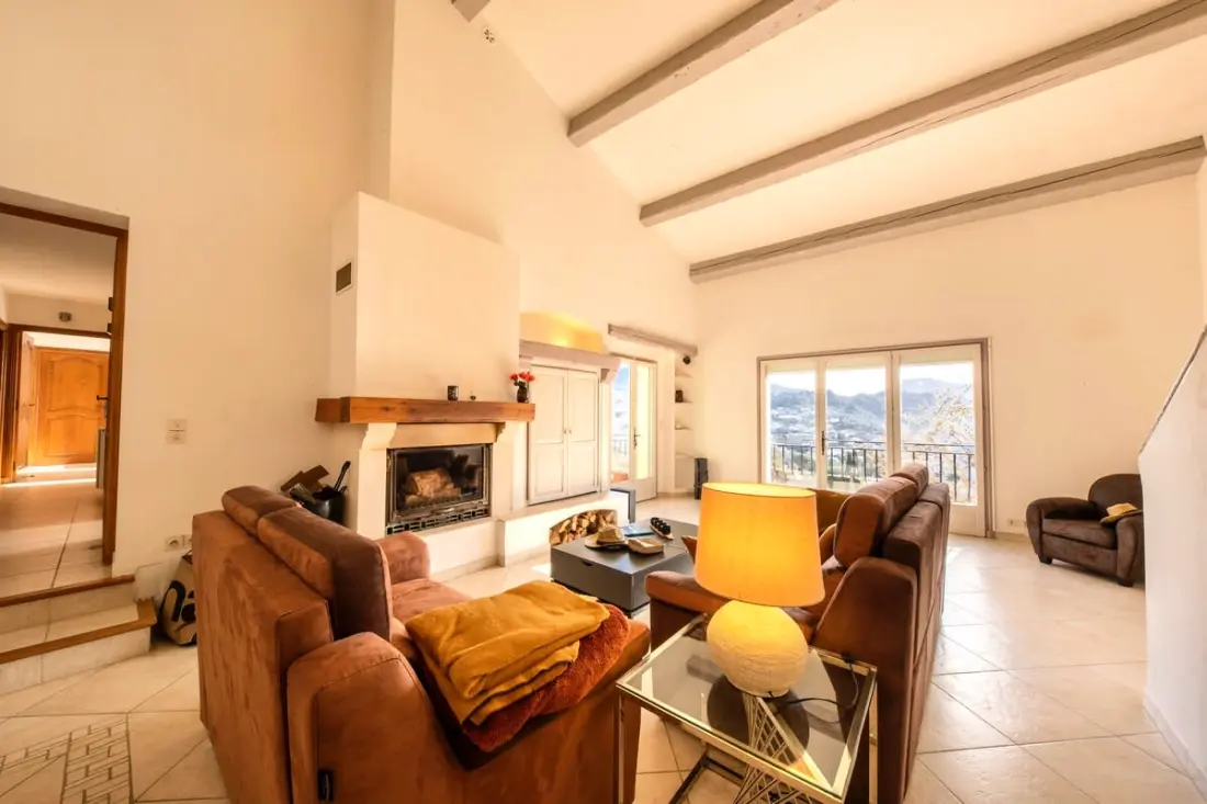 06c-villa 8 Pers Avec Piscine -arrière Pays Niçois