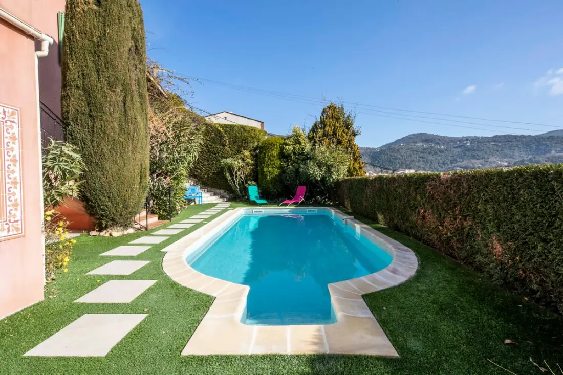 06c-villa 8 Pers Avec Piscine -arrière Pays Niçois