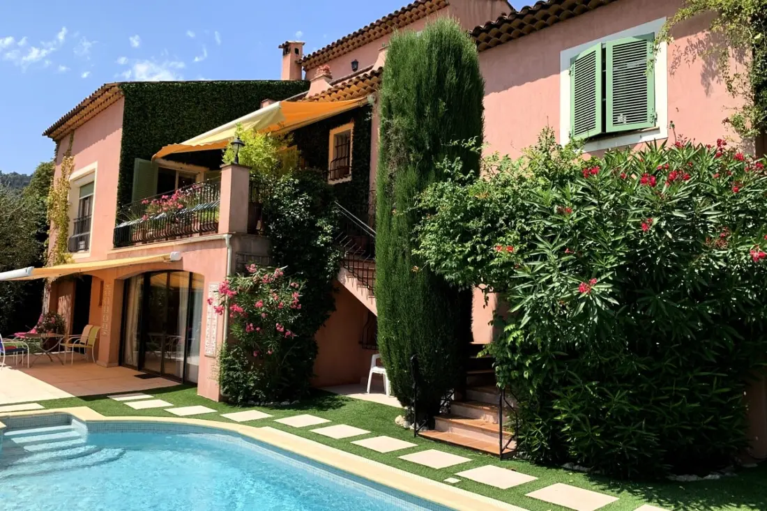 06c-villa 8 Pers Avec Piscine -arrière Pays Niçois