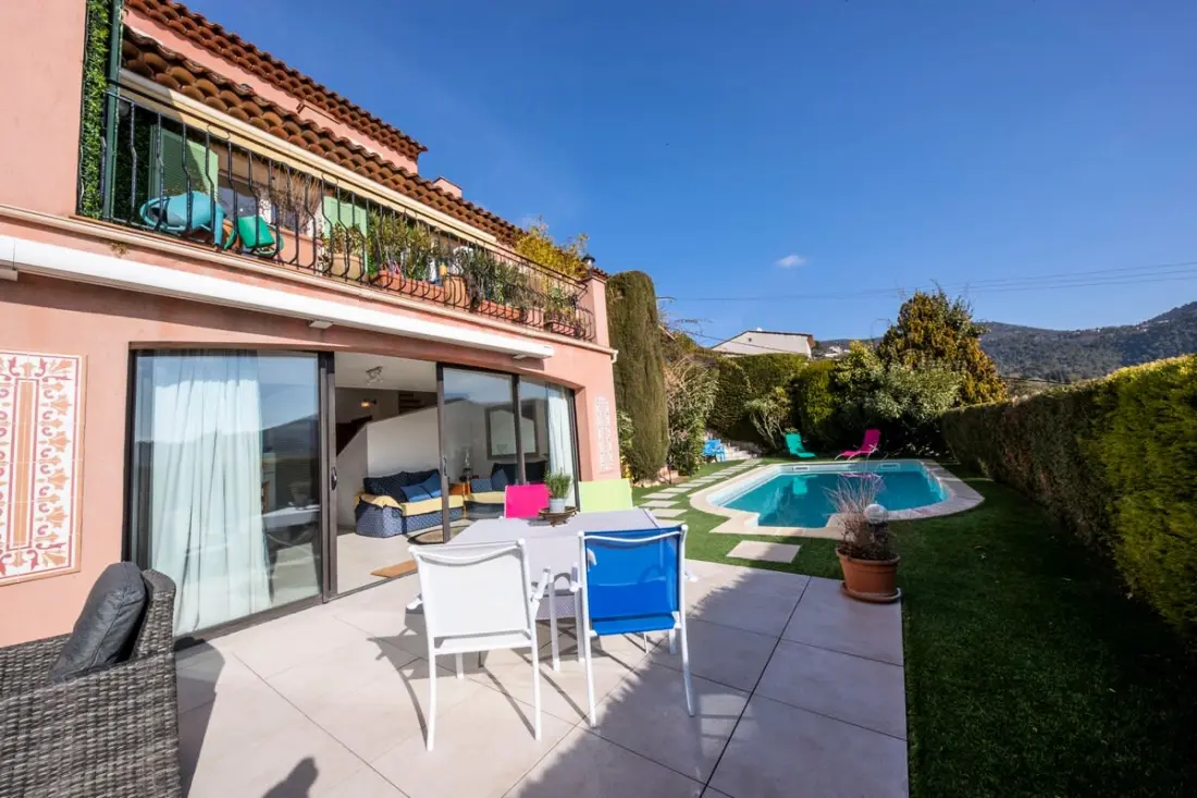 06c-villa 8 Pers Avec Piscine -arrière Pays Niçois