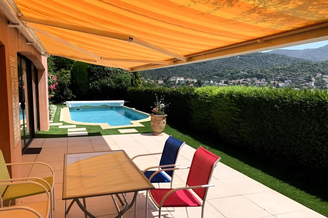 06c-villa 8 Pers Avec Piscine -arrière Pays Niçois