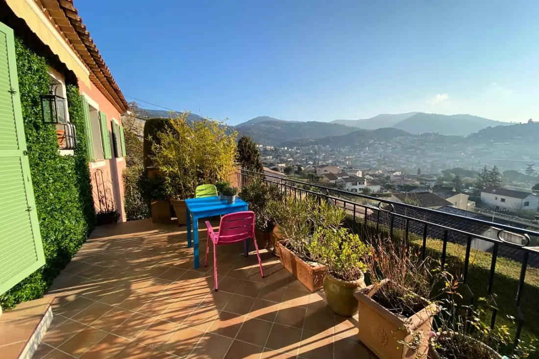 06c-villa 8 Pers Avec Piscine -arrière Pays Niçois