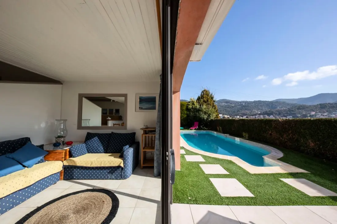 06c-villa 8 Pers Avec Piscine -arrière Pays Niçois