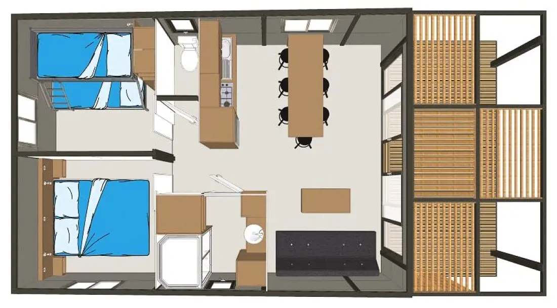 Camping Paradis l'Arada Parc 4 étoiles★★★★