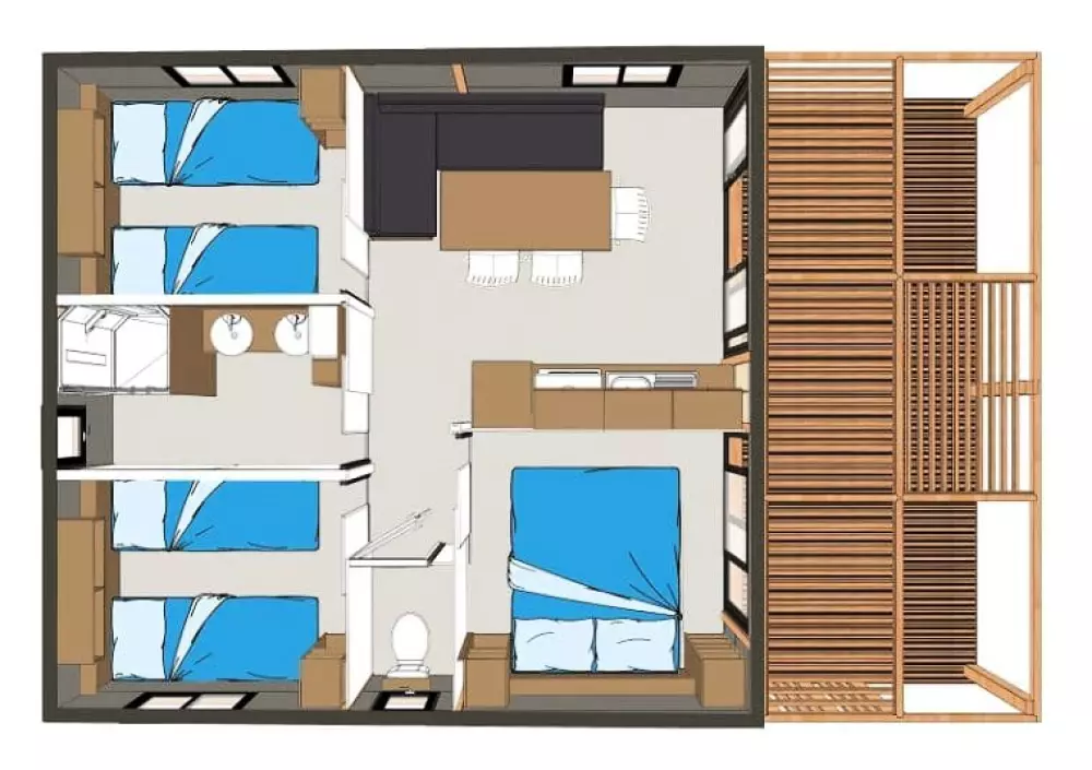 Camping Paradis l'Arada Parc 4 étoiles★★★★