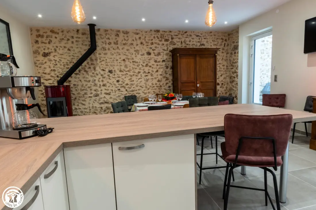 Gîte de France L'or des fontaines 10 personnes 5 épis