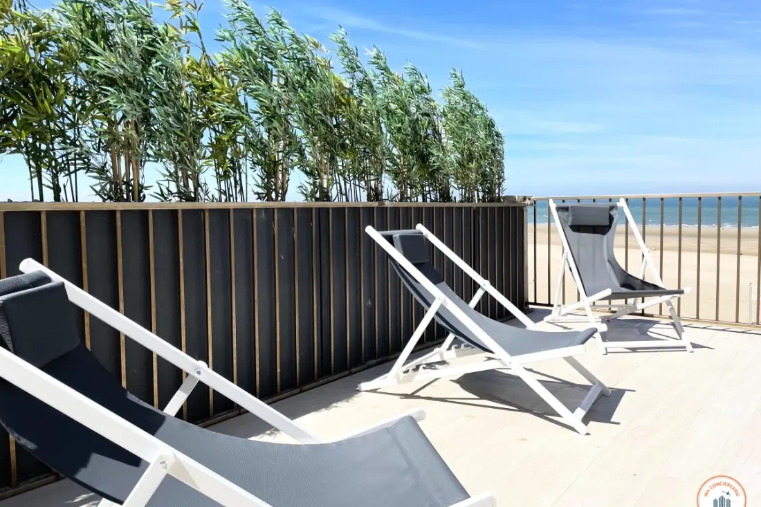 ⚓ Roches Normandes - Terrasse Vue Mer Et Plage