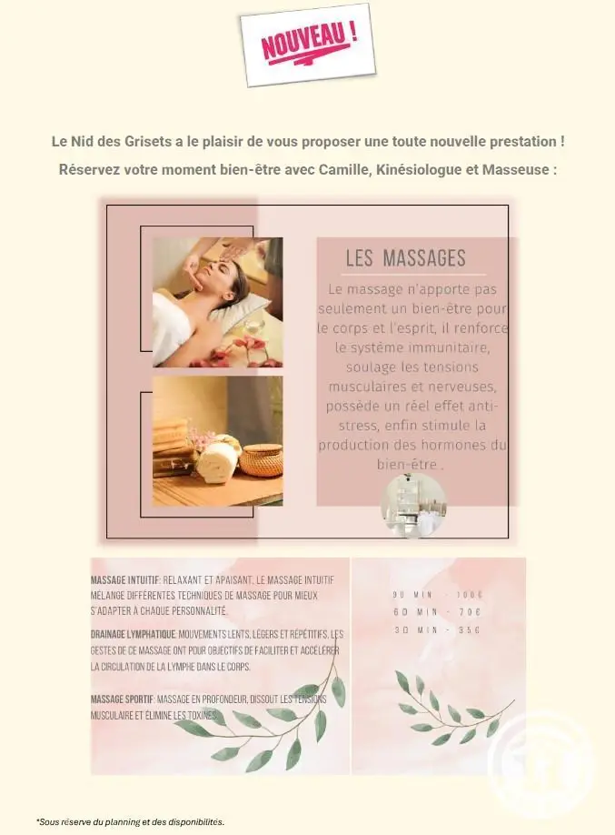 Gîte de France Le nid des grisets 4 épis