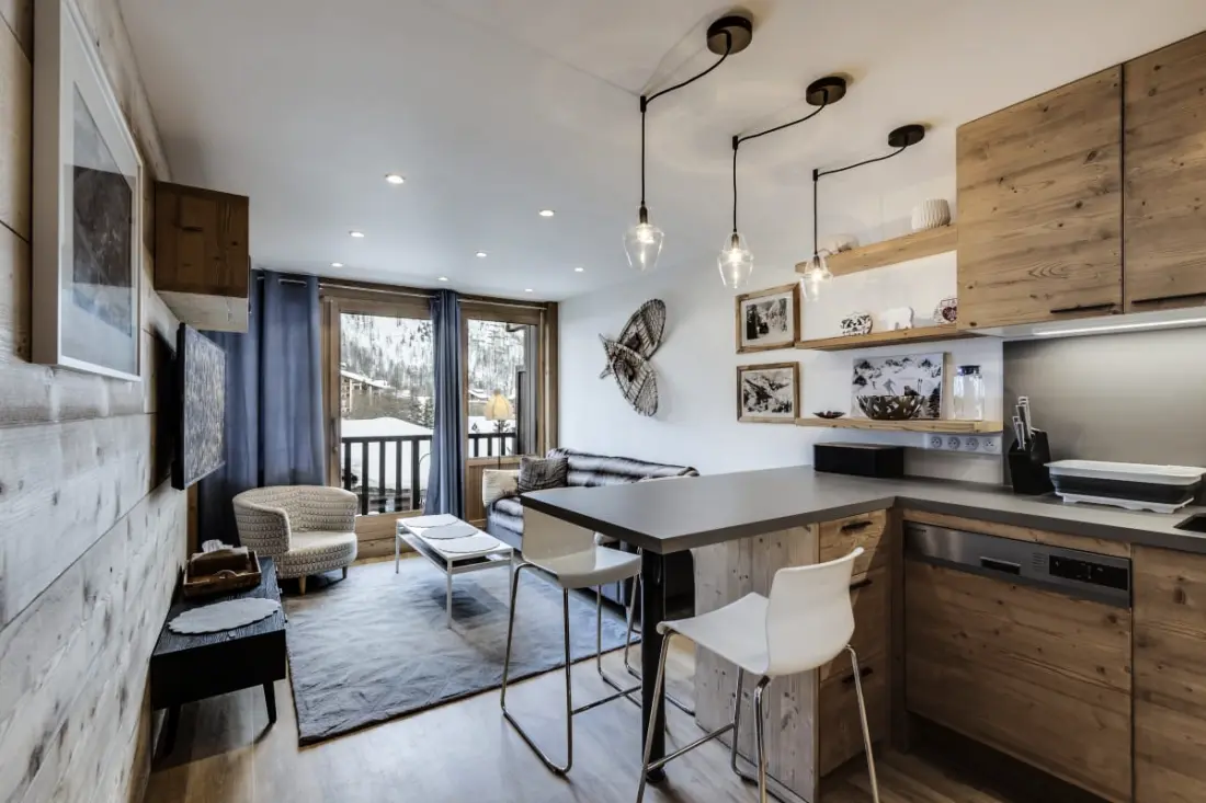 Val219: Cozy Skis Aux Pieds Avec Vue Montagne