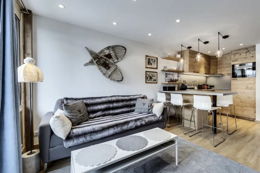 Val219: Cozy Skis Aux Pieds Avec Vue Montagne