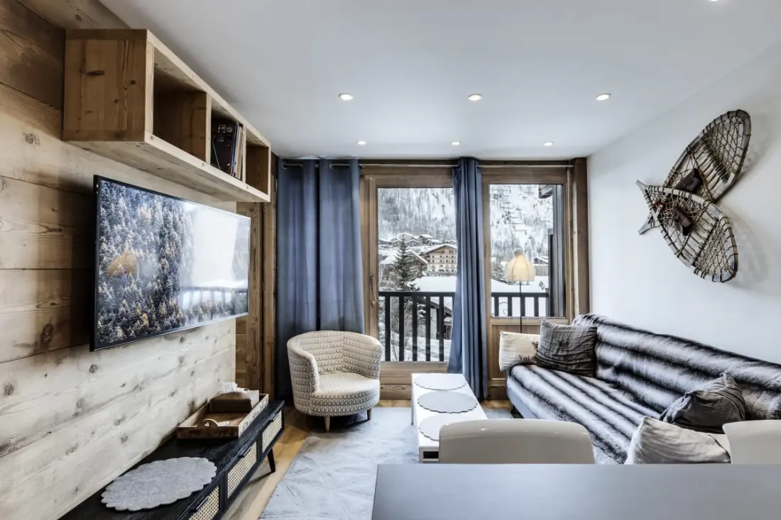 Val219: Cozy Skis Aux Pieds Avec Vue Montagne