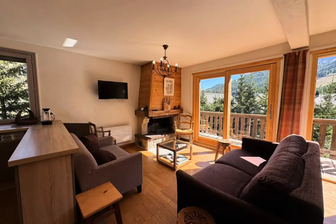 Résidence Duplex 8 Pers - Vue Montagne - Balcon Sud - Pistes à 100 M