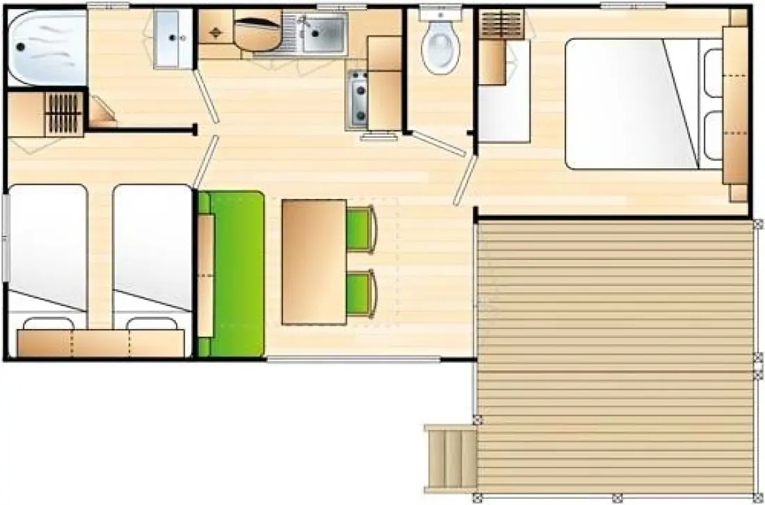 Camping Ushuaïa Villages La Chesnays 4 étoiles★★★★
