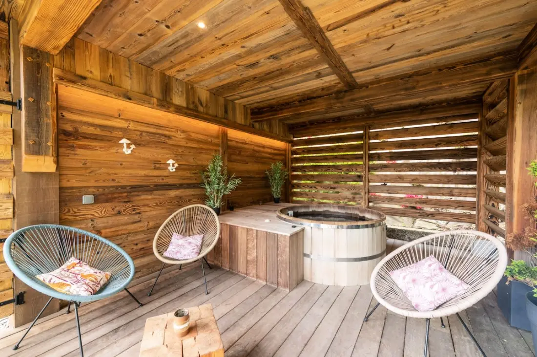 Chalet "le Cocoonid" - Bain Nordique - Sauna