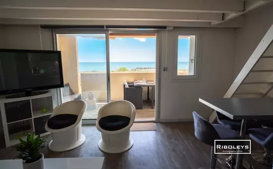 Vias-plage - Appartement Climatisé Avec Piscine Face à La Mer