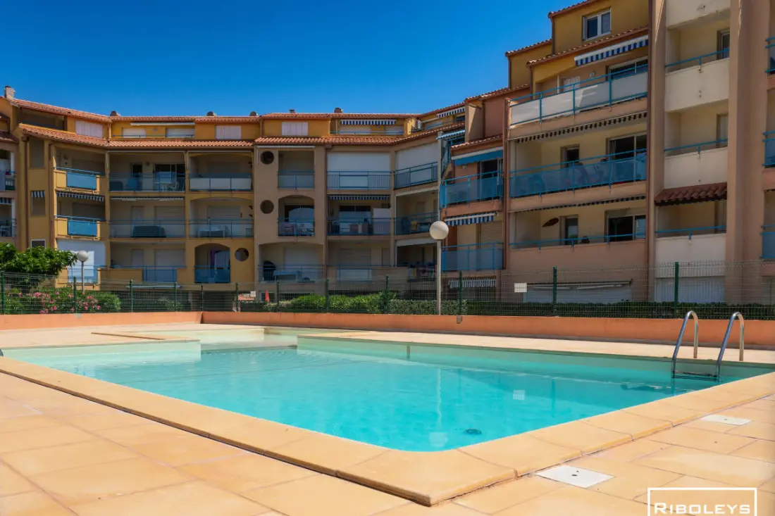 Riboleys - T1bis Climatisé Avec Piscine à 50m Mer