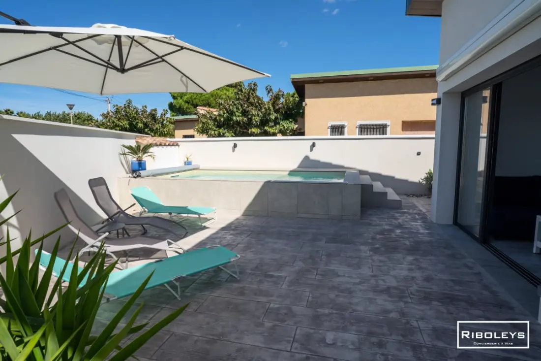 Riboleys - Villa 10 Personnes Avec Piscine Privée à 200m De La Mer