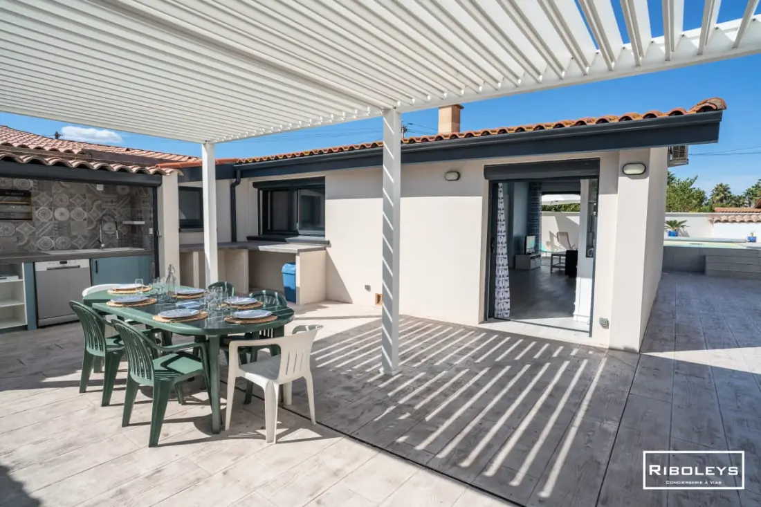 Riboleys - Villa 10 Personnes Avec Piscine Privée à 200m De La Mer