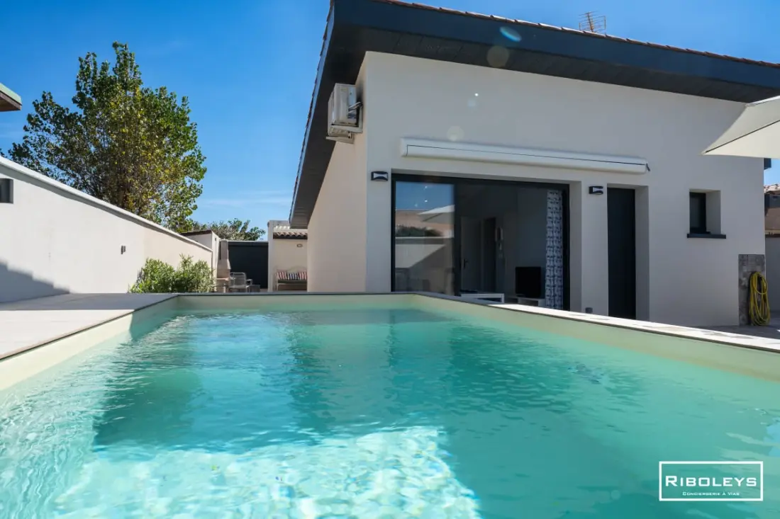 Riboleys - Villa 10 Personnes Avec Piscine Privée à 200m De La Mer