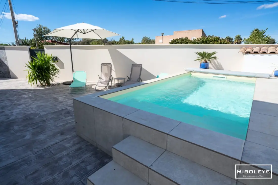 Riboleys - Villa 10 Personnes Avec Piscine Privée à 200m De La Mer