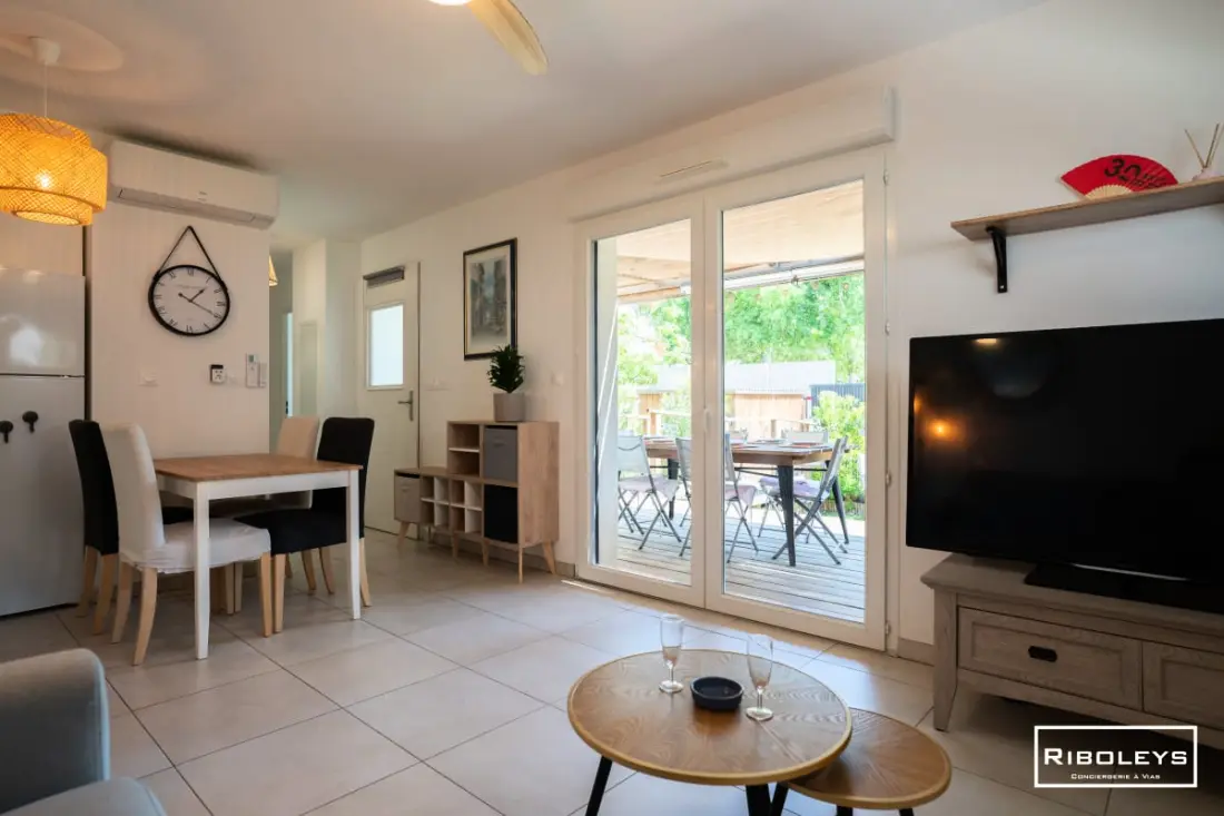 Riboleys - Villa T3 à 400m De La Mer Avec Piscine