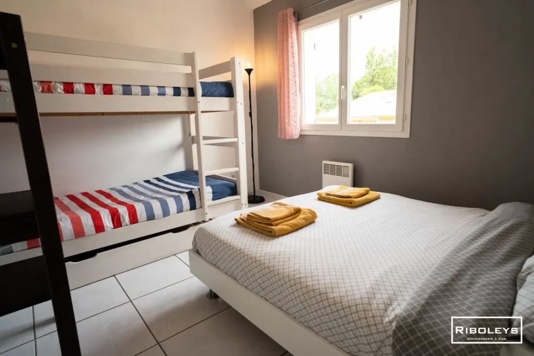 Riboleys - Villa T4 à 450m De La Plage Avec Clim