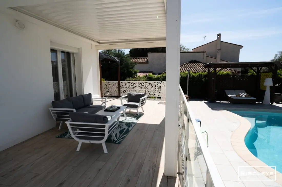Riboleys - Villa T4bis Climatisée Avec Piscine
