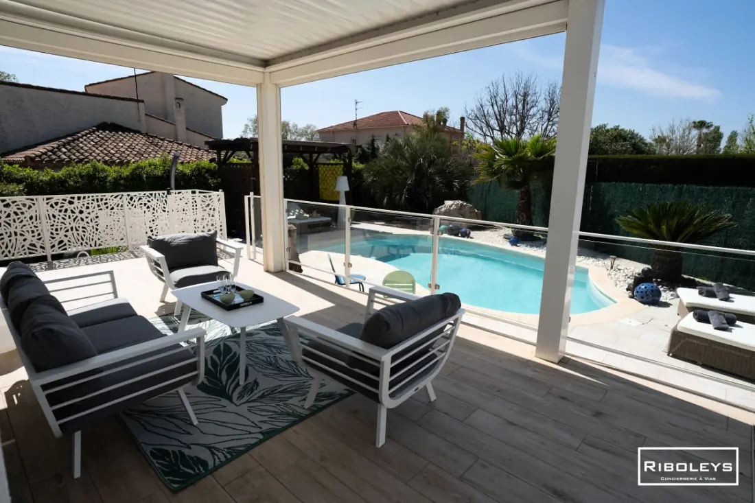 Riboleys - Villa T4bis Climatisée Avec Piscine