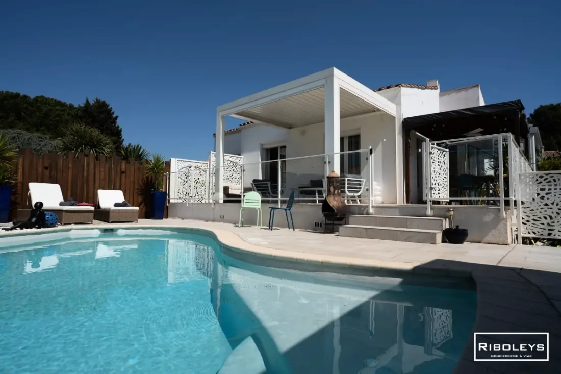 Riboleys - Villa T4bis Climatisée Avec Piscine