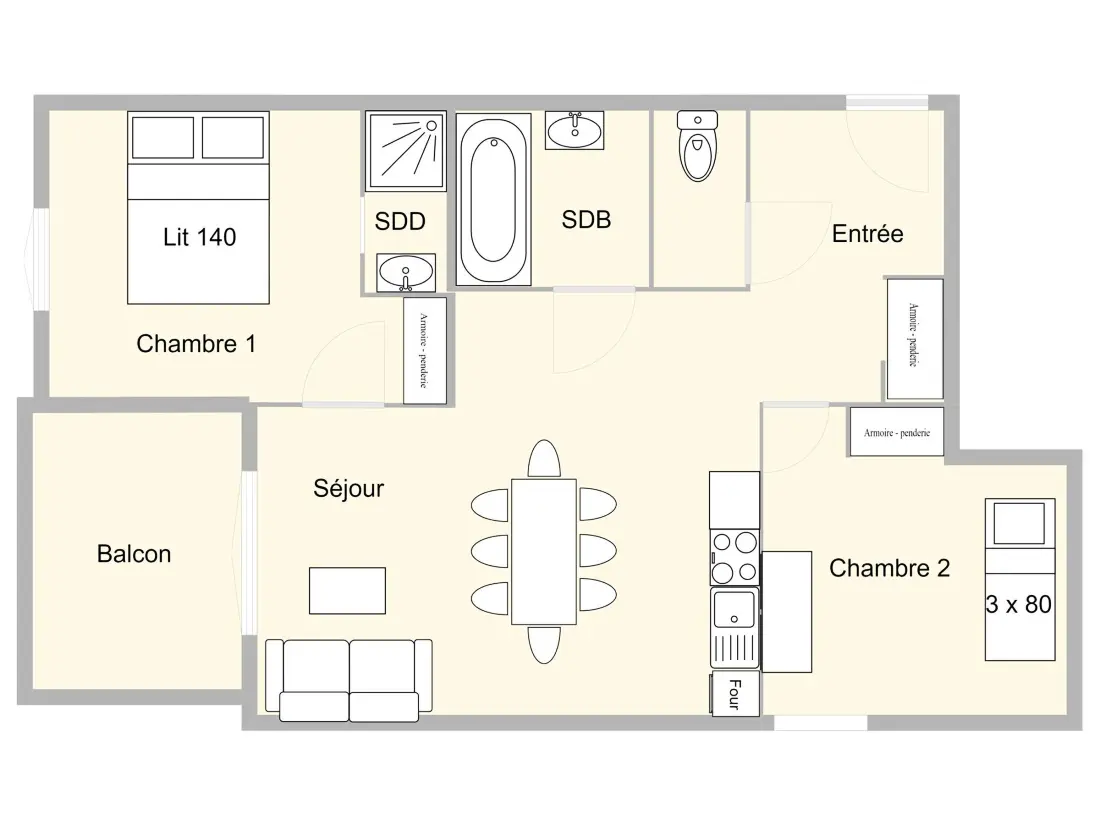 Location de Vacances Villard-sur-Doron 56