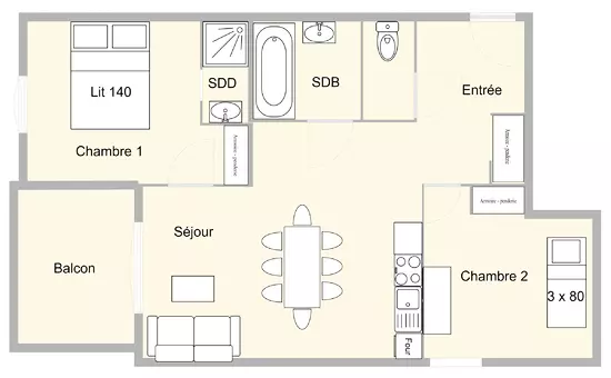 Location de Vacances Villard-sur-Doron 56