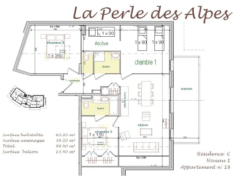 Résidence Perle Des Alpes BÂt C
