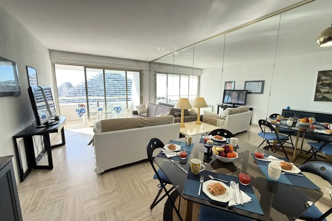 06dj - Appartement Vue Mer 4 Pers - Terrasse