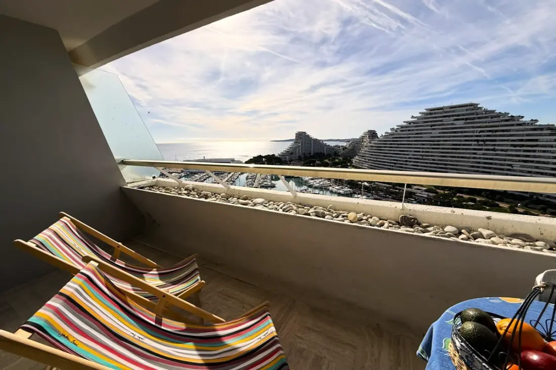 06dj - Appartement Vue Mer 4 Pers - Terrasse