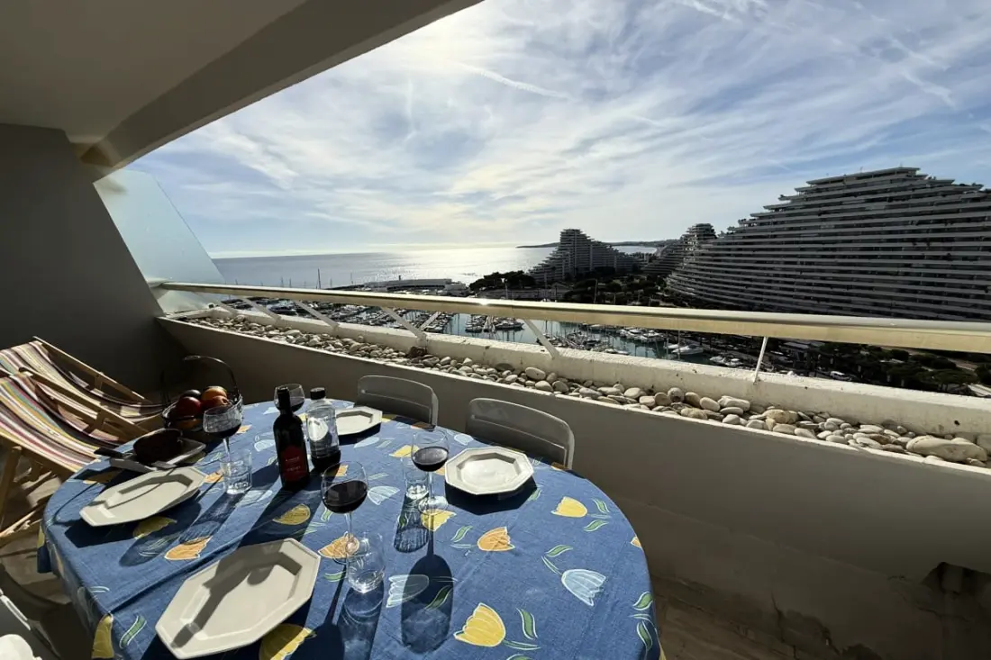 06dj - Appartement Vue Mer 4 Pers - Terrasse