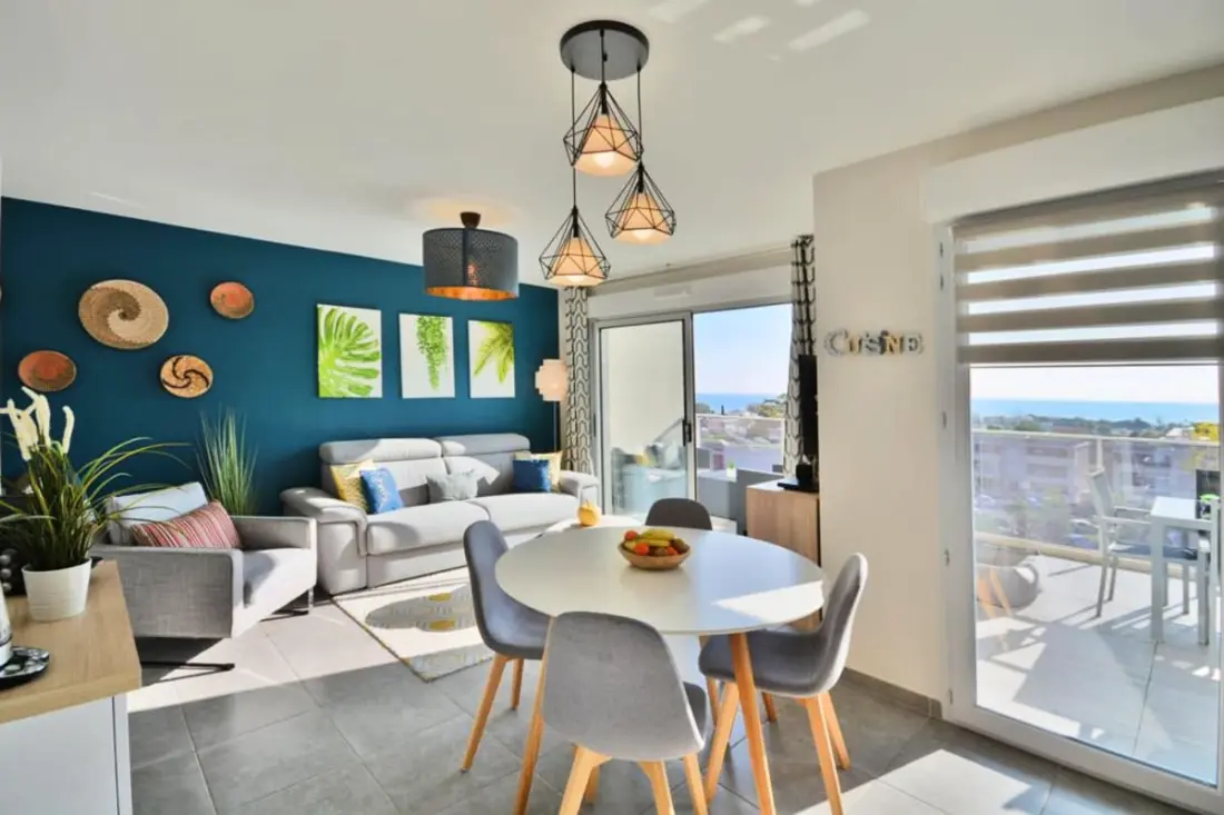 Superbe Appartement Vue Mer à Villeneuve-loubet