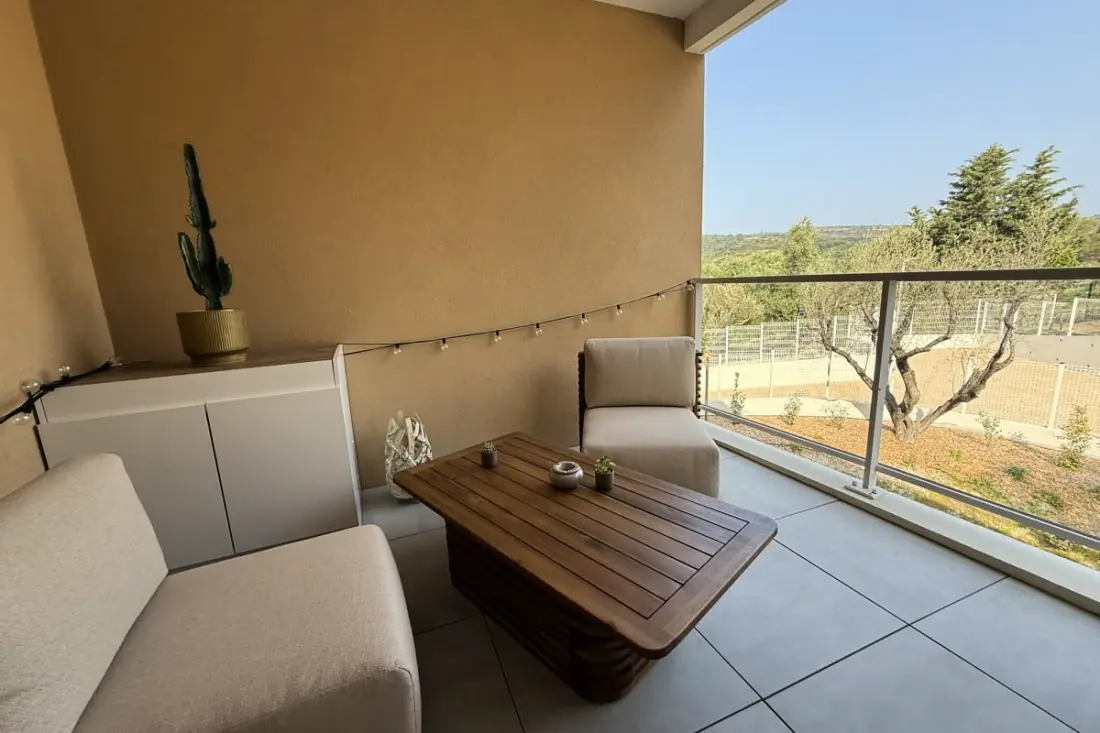 Studio Moderne - Terrasse - Piscine