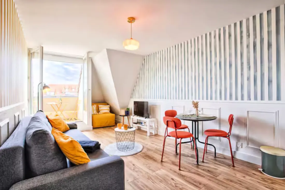 Charmant Studio Avec Balcon à Villers-sur-mer